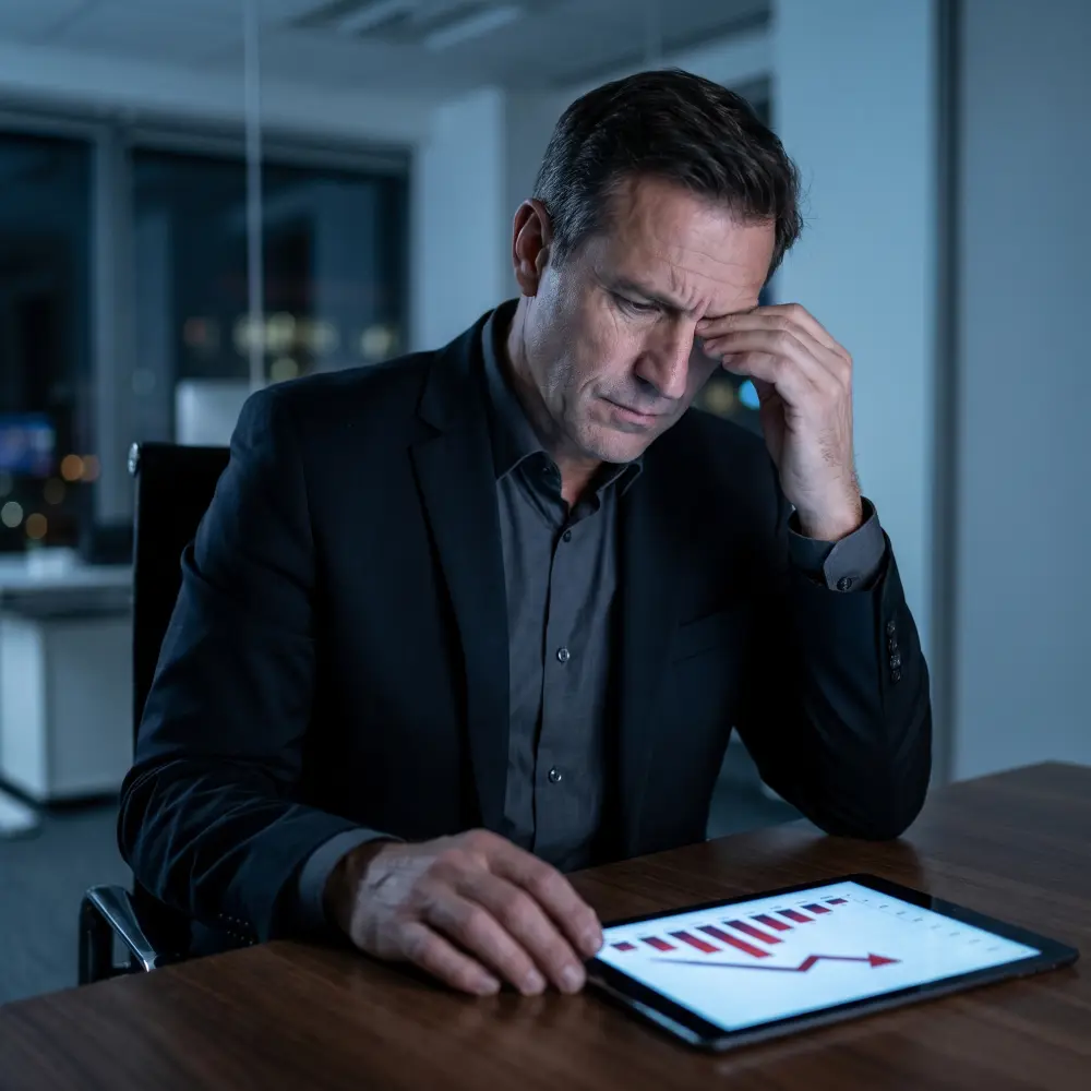 Empresario preocupado por altos costos operativos